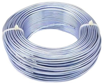 Aluminium Basteldraht 1 Rolle Aluminiumdraht Schmuckzubehör for die Schmuckherstellung DIY Halskette Armband 0,8 mm 1 mm 1,5 mm 2 mm 3 mm 4 mm 5 mm 6 mm 23 Farben Modellierdraht für DIY (Color : Lila