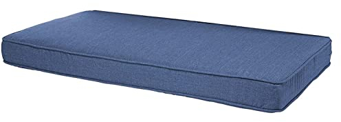 Kissen, Outdoor-Kissen, wasserdichtes Gartenschaukelkissen, rutschfestes Gartenmöbel-Sitzkissen mit Perlen, Indoor-Sofakissen, Korbkissen, Gartenmöbel-Kissen, 149,9 x 30,5 cm