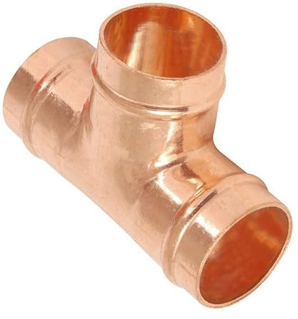 15mm Solder Ring Equal Tee - Bag of 5