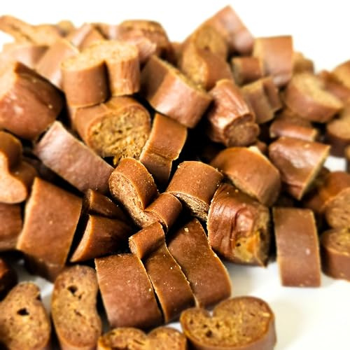 Happy Hugo Sliced Chicken Sausage Dog Treats, 100% British, Grain-Free 200g