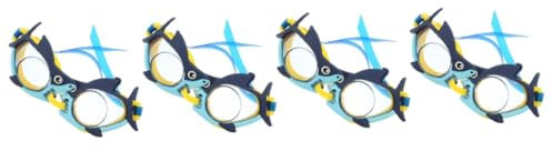 BESPORTBLE 4stücke Junge Mädchen Schwimmbrille Mit Anti-beschlag Und Uv-schutz Verstellbares Silikonband Für Jahre Alte Mädchen Komfortable Passform Und Klares Sichtfeld Für Schwimmspaß