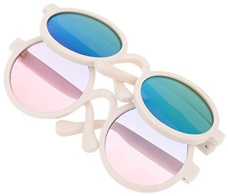 BESPORTBLE 8 STK pet Dress up Brille hundebrille katzenbrille Haustierbrille Haustier Hund Katze Kostüm Hunde-Cosplay-Requisiten kleine Hunde kostüm Hund Sonnenbrille Plastik Green