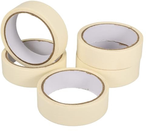 BELLIFFY 5 Rollen Papier-abdeckband Selbstklebendes Farbband Für Wandmalerei Zeichnen Und Malerarbeiten