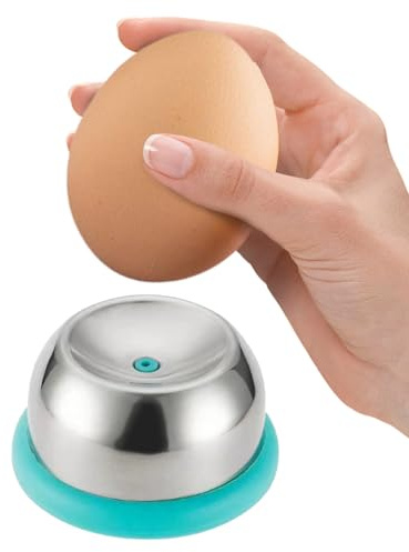 Eierpiekser aus Edelstahl, Eierstecher mit Kunststoffgriff, Eierschneider, Eipicker, Eidorn für einfache Eierschalenöffnung, praktisches Küchenutensil für rohe Eier, Egg Gadget zum Pieksern von Eiern,