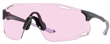 Oakley OO9513D CYBR Dyno Sunglasses, Polished Carbon/Prizm Low Light, 39 mm