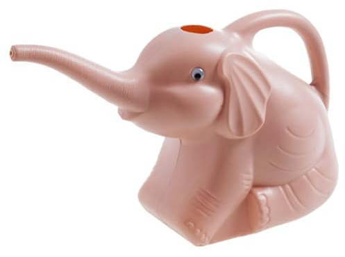 Elefant Gießkanne, 2L Kunststoff Gießkannen, Klein Giesskanne, Kinder Kreativer Gießtopf Giesskannes Niedlicher Gießkessel für Innen Und AußEn, Haus, Garten (A)