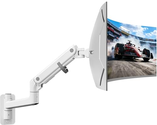 monTEK Monitor Wandhalterung für 17–57 Zoll Ultrawide Bildschirme bis 27 kg