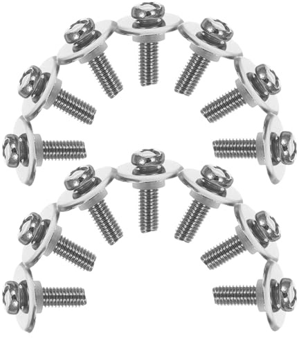 GETAJGHSD Griffschraube Für Topfdeckel M5 Mit Silikondichtung Und Edelstahlscheiben 40 Sets Topfdeckelschrauben-Ersatzset Für Kochgeschirr Schnellkochtopfzubehör Und Reparatur
