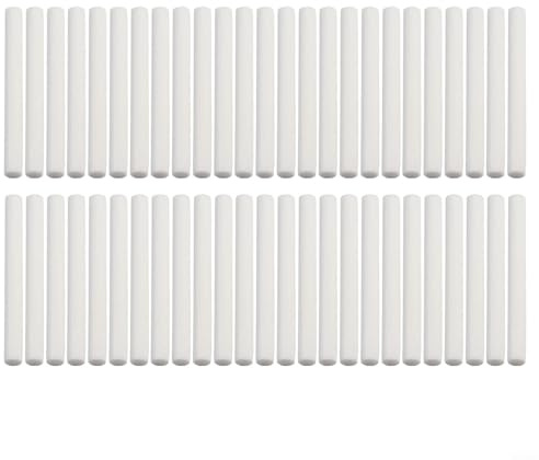 Spelonify Esponjas de filtro de repuesto para humidificador de coche, 50 piezas, recambios de algodón para barras difusoras de aceite esencial, adecuadas para dispositivos de ventilación de vehículos