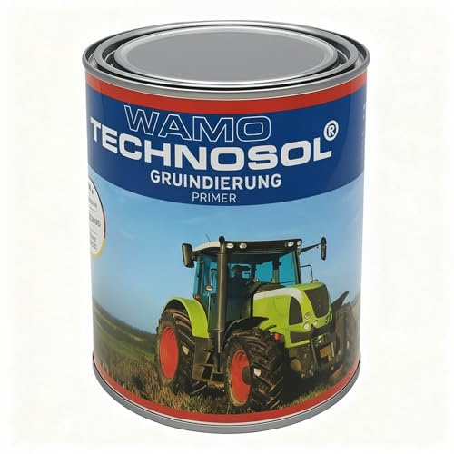 TECHNOSOL Grundierung Grau | Rost- und Haftprimer | 1 L | Korrosionsschutz | für Metall & Stahl | schnelltrocknend | Made in Germany