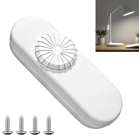Regulador Intensidad LED, Interruptor Regulador Luz, Dimmer LED 220V 3W a 100W Interruptor Giratorio Ajuste Continuo Intensidad Compatible con Bombillas Regulables Halógenas Incandescentes