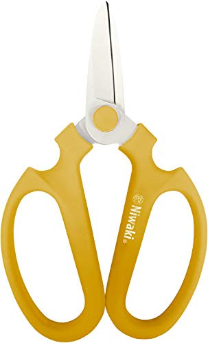Niwaki Sakagen Flower Scissors Yellow Handles