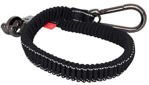 Imperial Riding Traileranbinder „IRH Flexi“ mit Panikhaken und Karabiner, 40cm