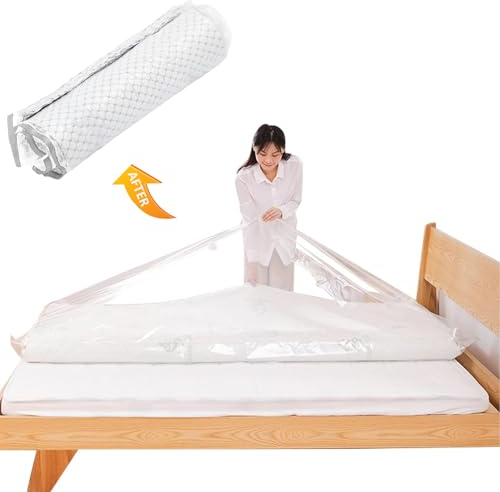 Sacco Sottovuoto per Materasso, Sottovuoto Piumoni-custodia Materasso, con Doppia cerniera, Protezione Per Materasso-riutilizzabili Spazio Di Risparmio Compre(70,9x33,5x11.81in) (180x85x30cm)
