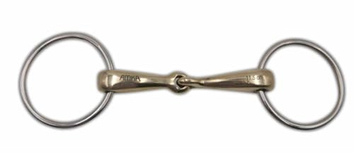AMKA Wassertrense einfach gebrochen aus Argentan, Stärke 16 mm Ringe 65 mm