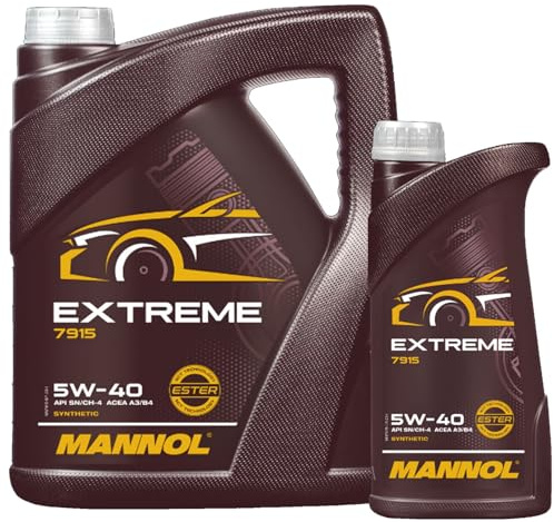 6L Mannol Extreme Ester 5W-40 Motoröl | Acea A3/B4, 229.3, LL-A/b-025, passend für LL-B-025 505