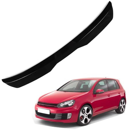 Alerón Trasero,para Golf 6 GTI 2009 2010 2011 2012 2013 Hatchback ABS Carrocería Techo Trasero Spoiler Styling Maletero Coche Spoiler Accesorios,A/Black