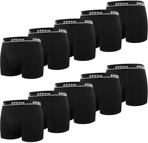 L&K 10-pack herrboxershorts retroshorts med bra mönster bomull 1102, 1103-10-pack, XL