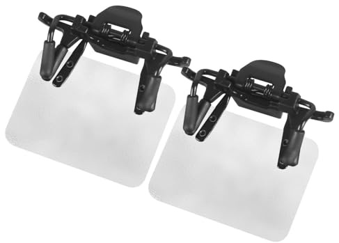 DONGKER Clip de oclusor de ángulo ajustable de 180°, 2 parches para gafas de tiro para entrenamiento deportivo