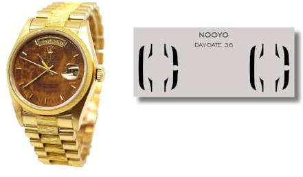 NOOYO Schutzfolie für Rolex Day-Date 36 Vintage Schutz für Gehäuse