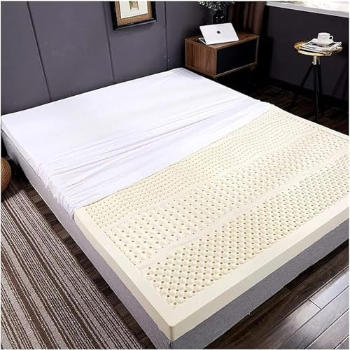 Ergonomische Naturlatex-Matratze 80×120cm(31×47inch), 100% Natur Latex-Matratze Kompression und Keine Verformung, Hypoallergen Latexmatratze Wabenporenbelüftung,3in