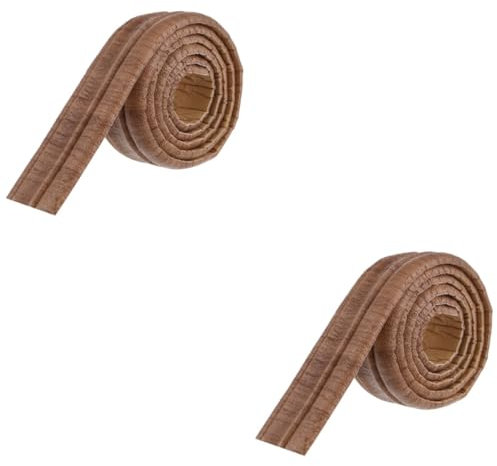 jojofuny 2stücke Baseboard Border Selbstklebend Wandverkleidung Dicke Wandleiste Dekorative Abdeckleiste Für Wohnzimmer Küche Bad Selbstklebende Wanddekoration