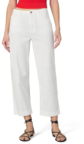 Joe's Jeans Women's The Wilder High Rise Relaxed Barrel Leg Jean, White, 26