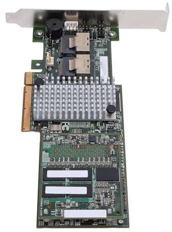 Carte de Contrôleur Raid 9265-8i, Carte Contrôleur Interne PCI Express X8 avec Cache de 1 Go, Interface SAS 6 Gops