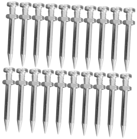 Ciieeo 40pièces Lot de Pointes Aérateurs pour Chaussures Piquets Métal pour Jardinage Outils pour Ameublir Sol