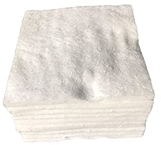 ZDUD Keramikfaserdecke, feuerfeste Keramikfaser-Isolierdecke -2300 °F Keramikfaser-Isolierdecke, Ofen, Ofen, Schmiede, Herd, Pizzaofen, Kamin, 10 Stück(6mm*150mm*150mm)