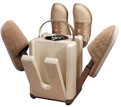 Secador De Botas 6 Puertos De Secado | Calentador De Botas Eléctrico Plegable Con Temporizador para Viaje Interior Zapato Guante Aire Libre Senderistas Campistas