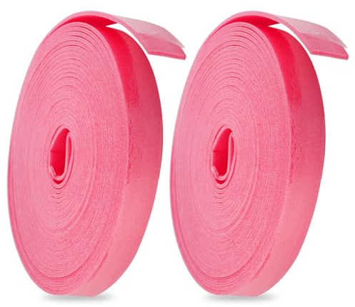 Randdämmstreifen Selbstklebend, Randdämmstreifen für Ausgleichsmasse 50mm x 5mm x 10m, Dehnfugenband, Randstreifen aus Hochwertigem Schaumstoff für Innen- und Außenbereich, Fußbodenheizung (2 STK)