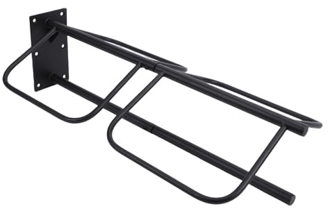 Asixxsix Soporte para Silla de Montar, Soporte para Silla de Montar de Acero con bajo Contenido de Carbono, Resistente, Montado en la Pared, para Manta de Caballo con Barra única para Ventilación para