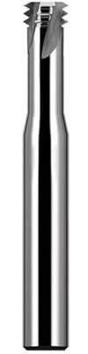 1pcs HRC 60 Degree Carbide Thread Milling M1 M1.2 M1.4 M1.6 M2 M2.5 M3-M24 Solid Carbide Thread Milling Cutter(M12 x1.75,Three Teeth)