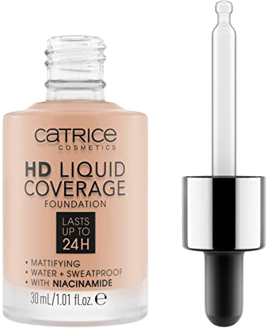 Catrice - Fond de Teint Liquide HD Coverage - 20 Rose Beige
