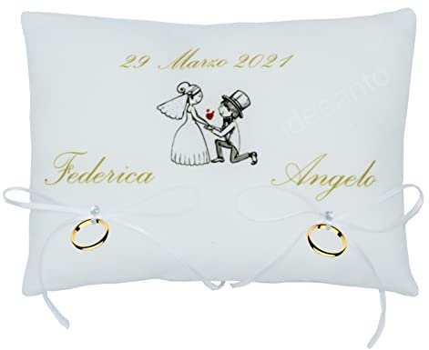 ideeanto cuscino fedi nuziali portafedi personalizzato con il nome degli sposi e la data (01)