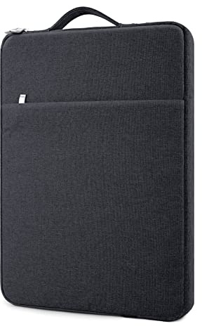 MicaYoung Funda para Ordenadores Portátil 11-11,6 Pulgadas Compatible con 11,6 MacBook Air Chromebook, Impermeable PC Blanda Bolsa Funda Ordenador con Mango, Negro