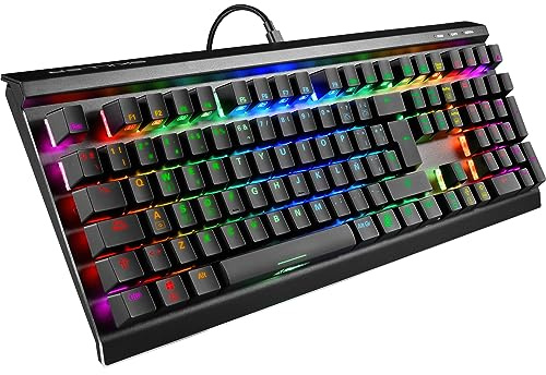TECLADO GAMING SHARKOON SGK60 MECANICO RGB RED SWITCH