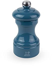 Peugeot - Macinasale Bistro 10 cm - Sistema di macinazione classico - Realizzato in legno certificato PEFC - Meccanismo garantito a vita - Made in France - Bistrorama - Colore blu