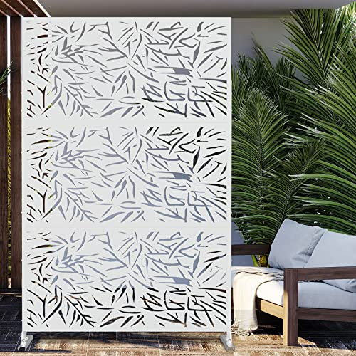 Elevens Brise-vue en métal pour extérieur, terrasse, balcon, jardin, extérieur et intérieur