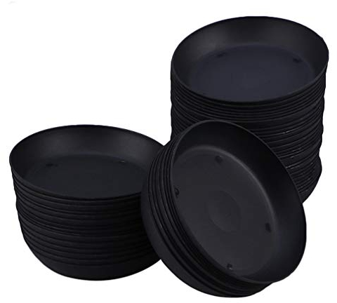 Angoily 30 Stück Blumentopf Untersetzer 11CM Untersetzer für Blumentöpfe, Kunststoff Blumenuntersetzer für Innen- und Außenpflanzen