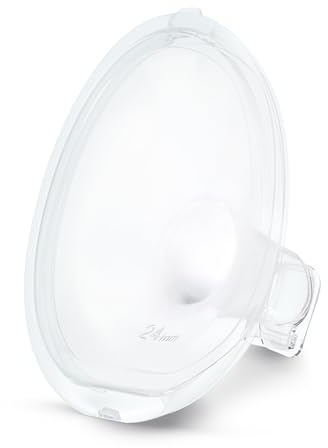 Medela Protectores de pecho manos libres de 24 mm, para uso con vasos de colección manos libres, 2 unidades
