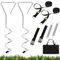 Kit di Fissaggio per Tendalino per Camper Resistente, Poliestere, Accessori per Ancoraggi per Tendalino per Camper con Cinghia di Fissaggio a Cricchetto E Molla di Tensione Tampone
