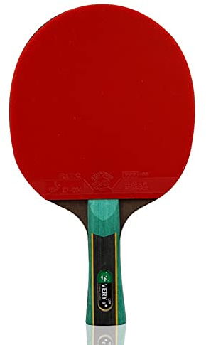 Pingpong-Schläger, Tischtennisschläger, professioneller Pingpong-Schläger mit Hülle, ITTF-zugelassener Belag für Turnierspiele. (Farbe: D1)