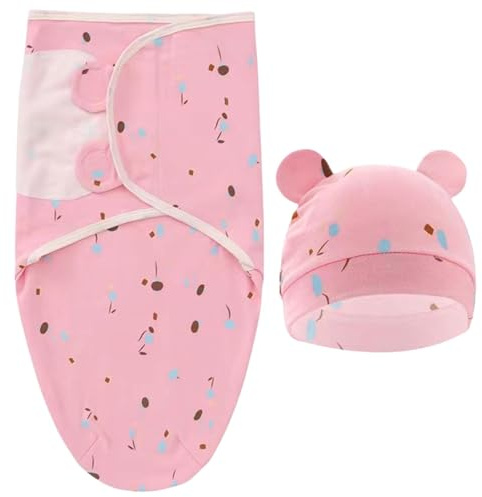 Coperta avvolgente per la cameretta dei bambini, coperta avvolgente per – Coperta traspirante con cappello, comodi panni per da 0 a 1 anni