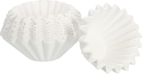 sourcing map 1-2 Cup Basket Coffee Filters White Paper Filter 45/155mm Drip Coffee Makers Coffee Filter for Cafe Office Home, Pack of 200