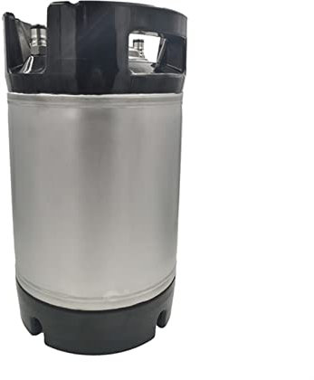 MNEVZX bierbrauset 10L/20L Bierfass 304 EdelstahlSirup Milk Soda Barrel Rubber Handle Bucket Ball Lock Heimbrau-Sets(10L 2.5gal)