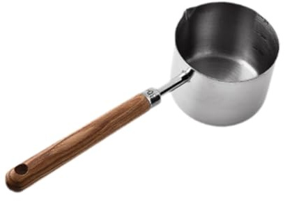 F Fityle Mini Cacerola para, Olla calentadora de Leche, Olla Multiusos para Aceite Caliente, Herramientas de Cocina, Mini Olla para Sopa, de, 300ml