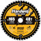 Hardwin Lame de Scie Circulaire 165mm 48 Dents ATB Carbure Tungstène - Alésage 20mm - Compatible Scies sur Table/Portatives/Sur Rail