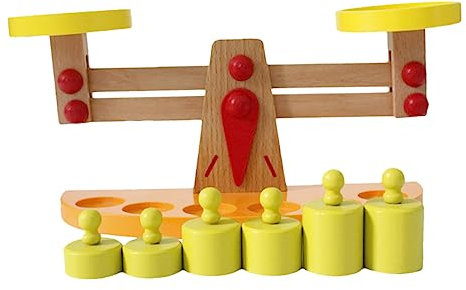 BESTonZON 1 Satz Waagen Ausbalancieren Waage- Gleichgewichtsspielzeug Für Spielsachen Skalieren Im Freien Balance Mathe- Für Kettensäge Holz